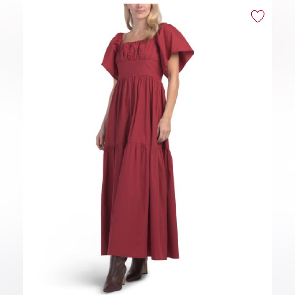 Chic Scarlet Maxi Dress free people